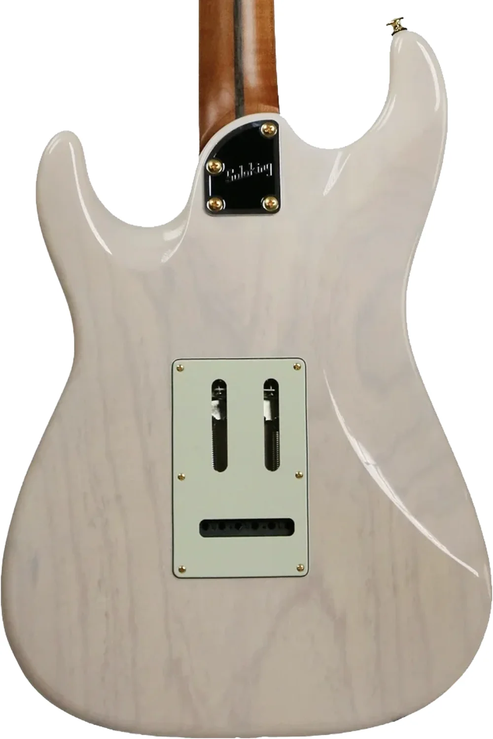 Soloking MS-1 Classic Ash FMN in White Blonde with Roasted Flame Maple Neck Nafiri Special Run 2