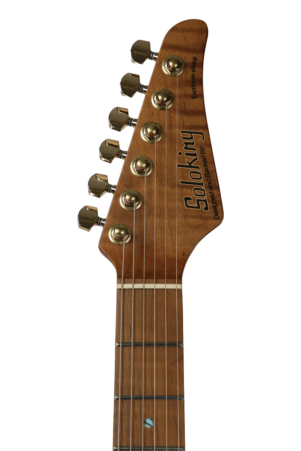 Soloking MS-1 Classic Ash FMN in White Blonde with Roasted Flame Maple Neck Nafiri Special Run 5