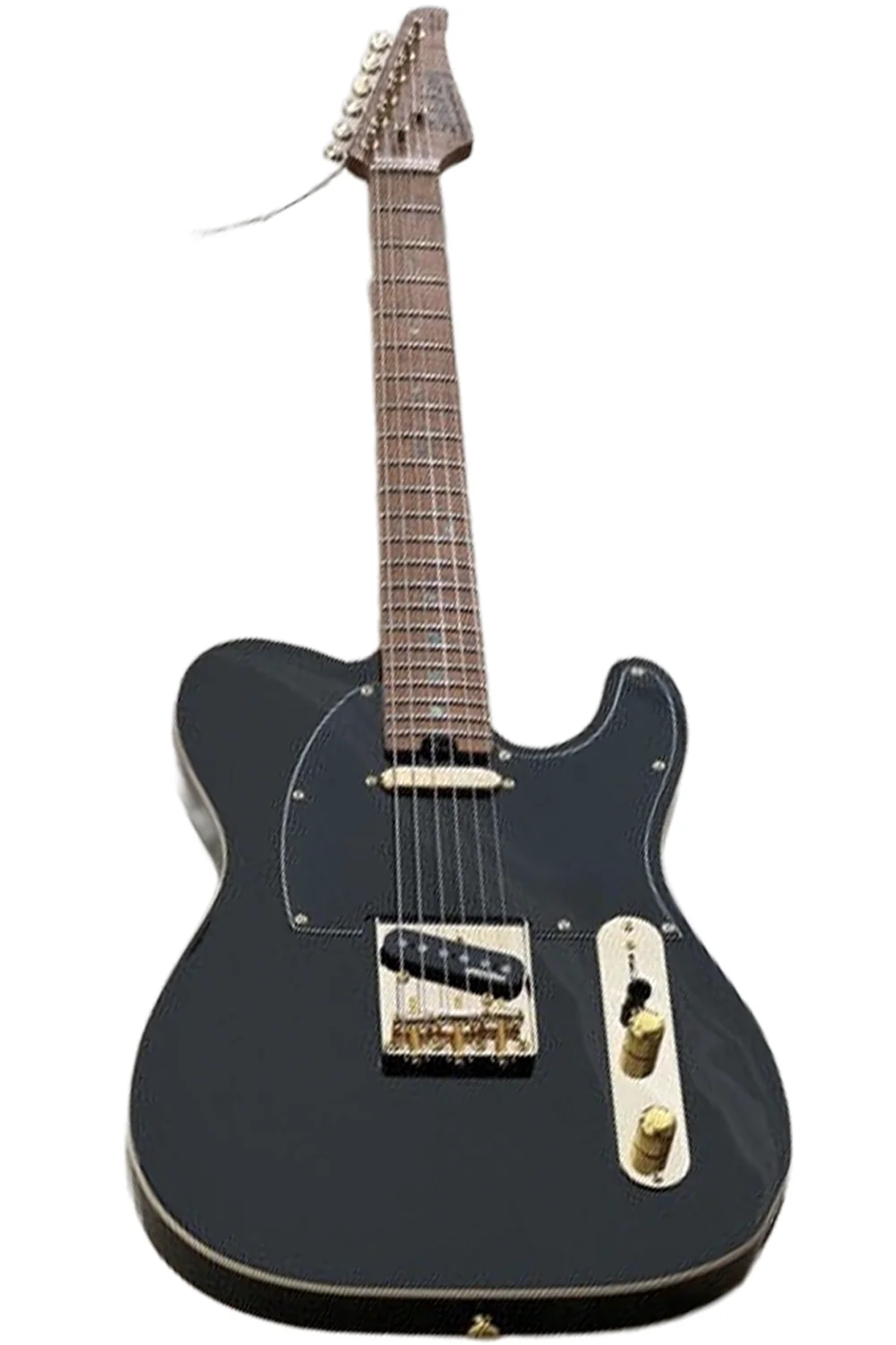 Soloking MT-1G FM MKII With Roasted Flame Maple Neck in Black Beauty 3