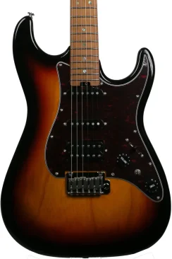 Soloking MS-1 Classic Ash Roasted Flame Maple FB 3 Color Sunburst