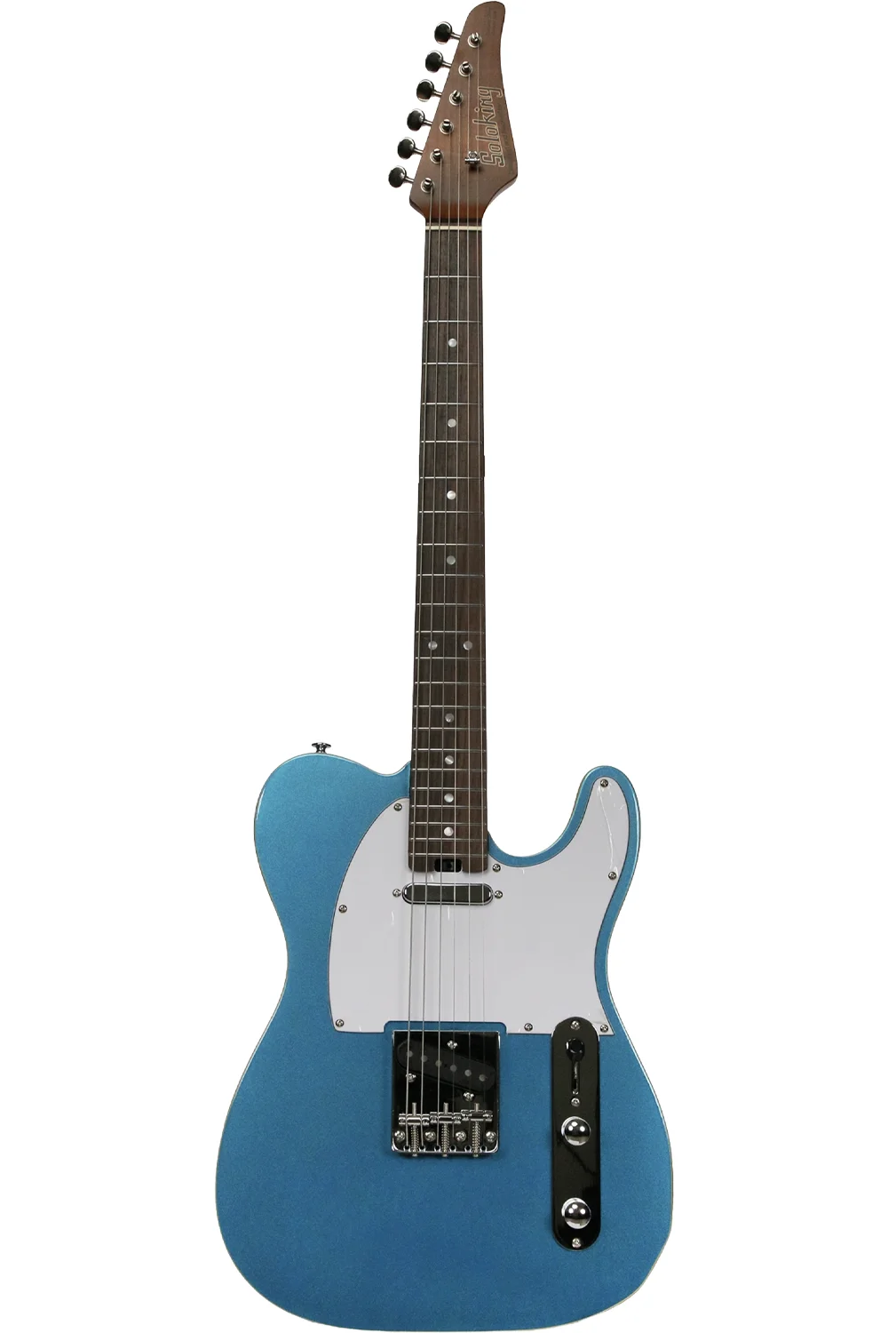 Soloking T-1B Vintage MKII with Roasted Maple Neck and FB in Sherwood Green Metallic 3