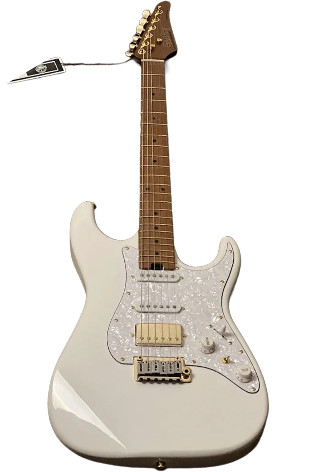 Soloking MS-1 Classic MKII in Olympic White Gold Hardware Nafiri Special Run Jescar 3