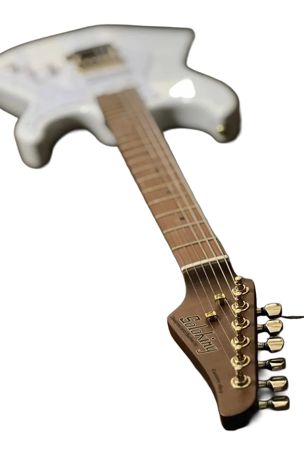 Soloking MS-1 Classic MKII in Olympic White Gold Hardware Nafiri Special Run Jescar 5