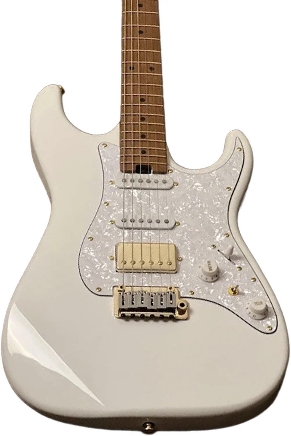 Soloking MS-1 Classic MKII in Olympic White Gold Hardware Nafiri Special Run Jescar